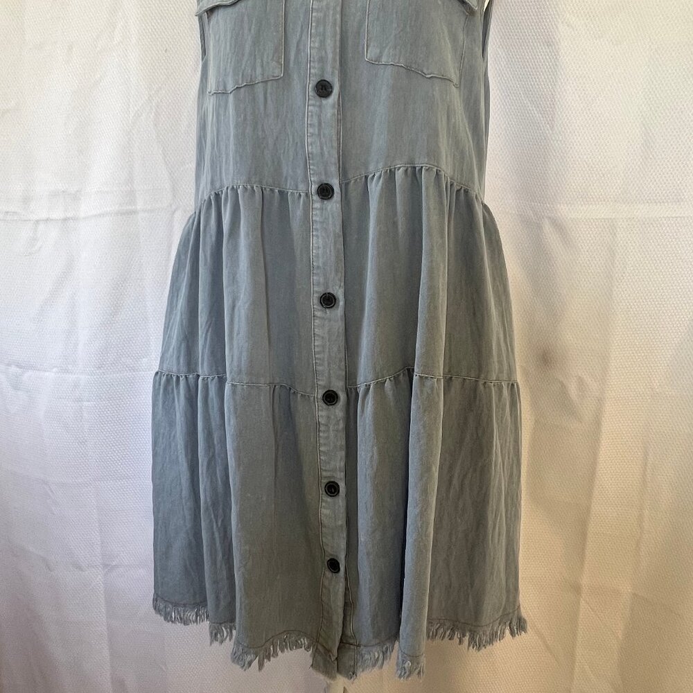 Umgee Denim Mini Dress - Picture 11 of 14